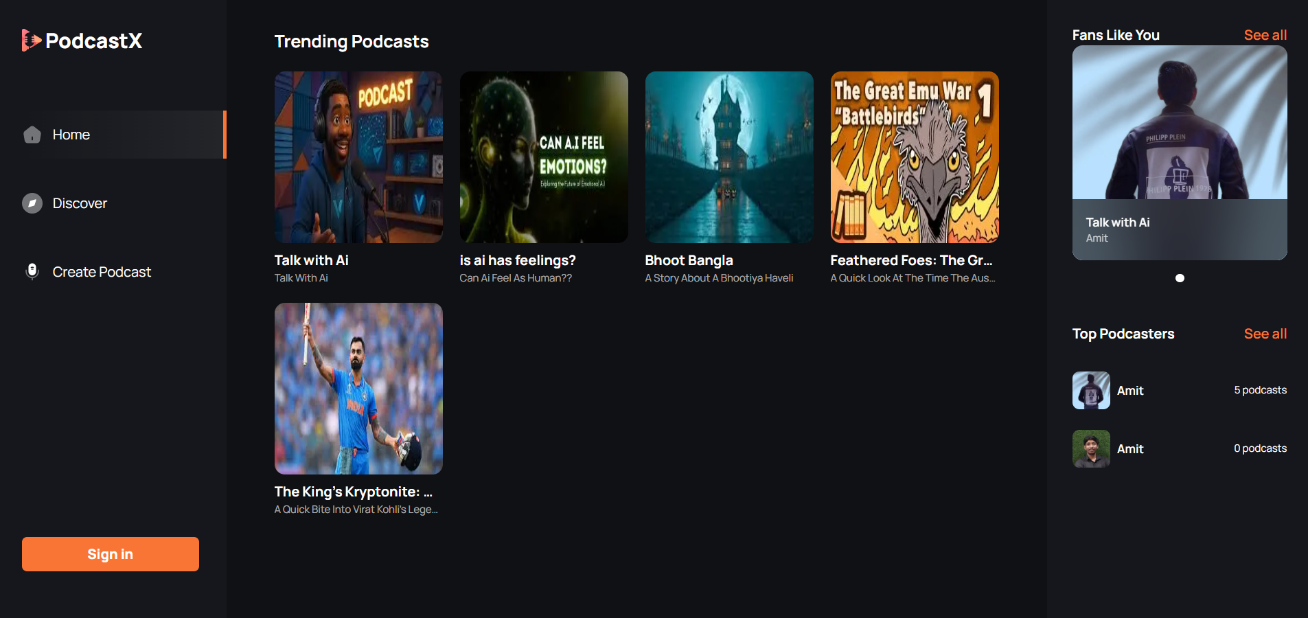 PodcastX